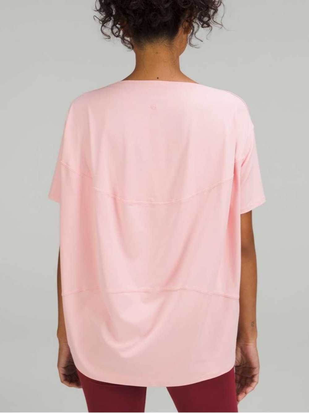 Lululemon Back in Action Short Sleeve T-Shirt *Nulu Dew Pink 8 Top